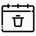 Delete Event Calendar Icon