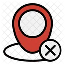 Delete Location Pin Icon