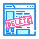 Delete Account  Icon
