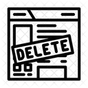 Delete Account  Icon