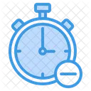 Delete Time Time Clock Icon