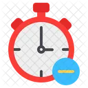 Delete Time Time Clock Icon