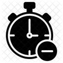 Delete Time Time Clock Icon