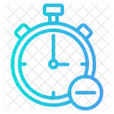 Delete Time Time Clock Icon