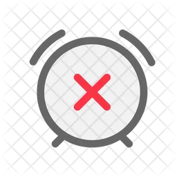 Delete Alarm  Icon