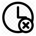Time Disable Clock Icon
