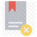 Delete bookmark  Icon