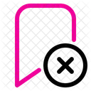 Delete Bookmark  Icon