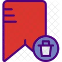 Delete Bookmark  Icon