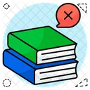 Delete Books Remove Books Cancel Books Icon