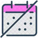 Delete Calendar  Icon