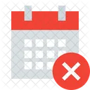 Delete Calendar  Icon