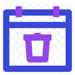 Delete calendar  Icon