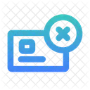 Delete Card Bank Card Banking Icon