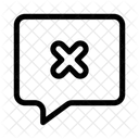 Chat Cancel Error Icon