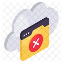 Delete Coud Cloud Computing Cloud Techno Icon
