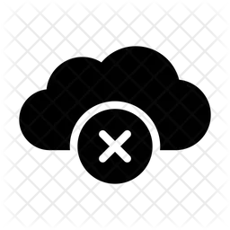 Delete Cloud  Icon