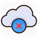 Delete Cloud  Icon