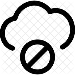 Delete Cloud Storage  Icon