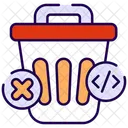 Delete code  Icon
