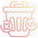 Delete code  Icon