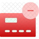 Delete Credit Card  Icon