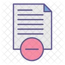 Document Blocking Paper Icon