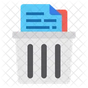 Delete Document  Icon