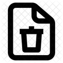 Delete document  Icon