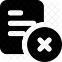 Delete Document Remove Document Delete File Icon