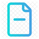 Delete Document  Icon