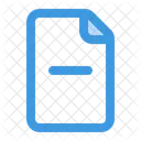 Delete Document  Icon
