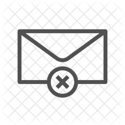 Delete Email  Icon