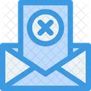 Delete Email Communication Icon