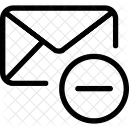 Delete email  Icon