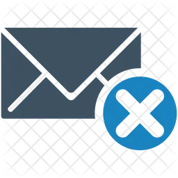 Delete Email  Icon