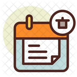 Delete Event  Icon