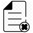 Delete File Icon
