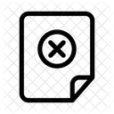 File Trash Remove Icon
