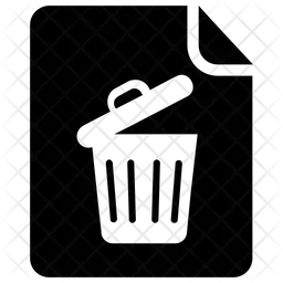 Delete File  Icon