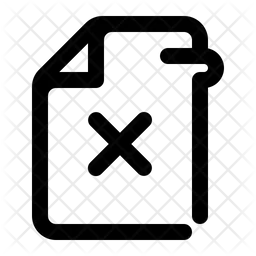 Delete File  Icon