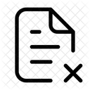Delete File Delete Document Remove File Icon