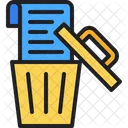 Delete File Delete Trash Icon