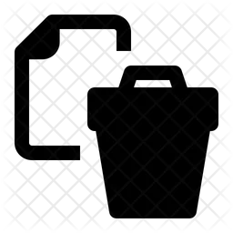 Delete File  Icon