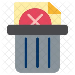 Delete File  Icon