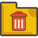 Delete File Folder  Icon