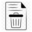 Delete File  Icon