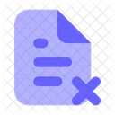 Delete File Delte Document Remove File Icon