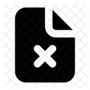 Delete File Delte Document Remove File Icon