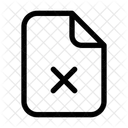 Delete File Delete Document Remove File Icon